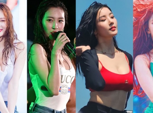 6 Waterbomb 'Goddesses': Sunmi, HyunA Kwon Eunbi, More – Who's Your Favorite?