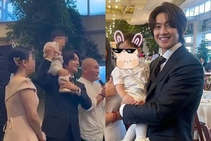 Kim Hyun Joong Reveals Wife & Son at 1st Birthday Party + Boasts Happy Family Life