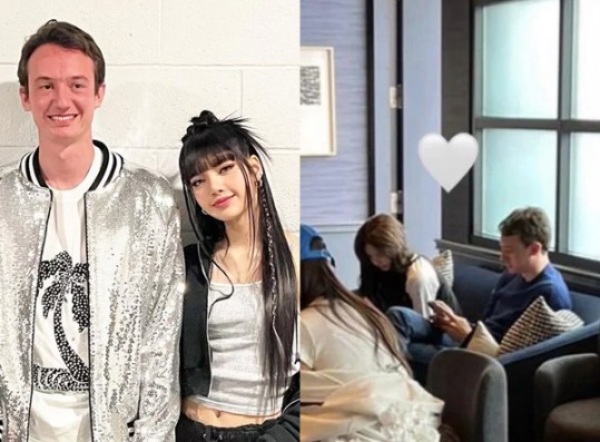 K-netizens react to a recent photo of BLACKPINK's Lisa & Frédéric Arnault  at a private airport lounge