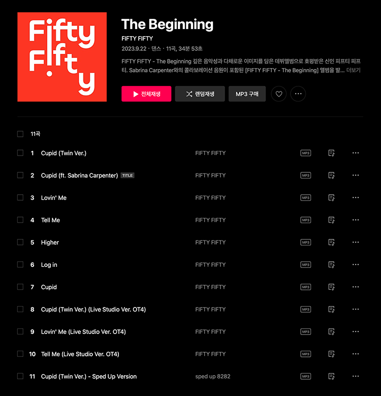 FIFTY FIFTY 'The_Beginning' Ver. 2