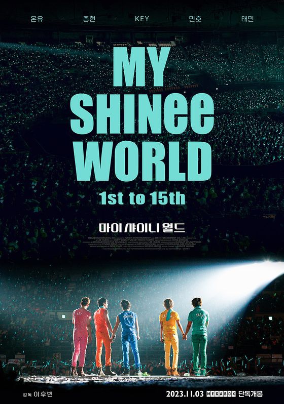 SHINee's 15th anniversary movie to be released in November... Five members in the poster