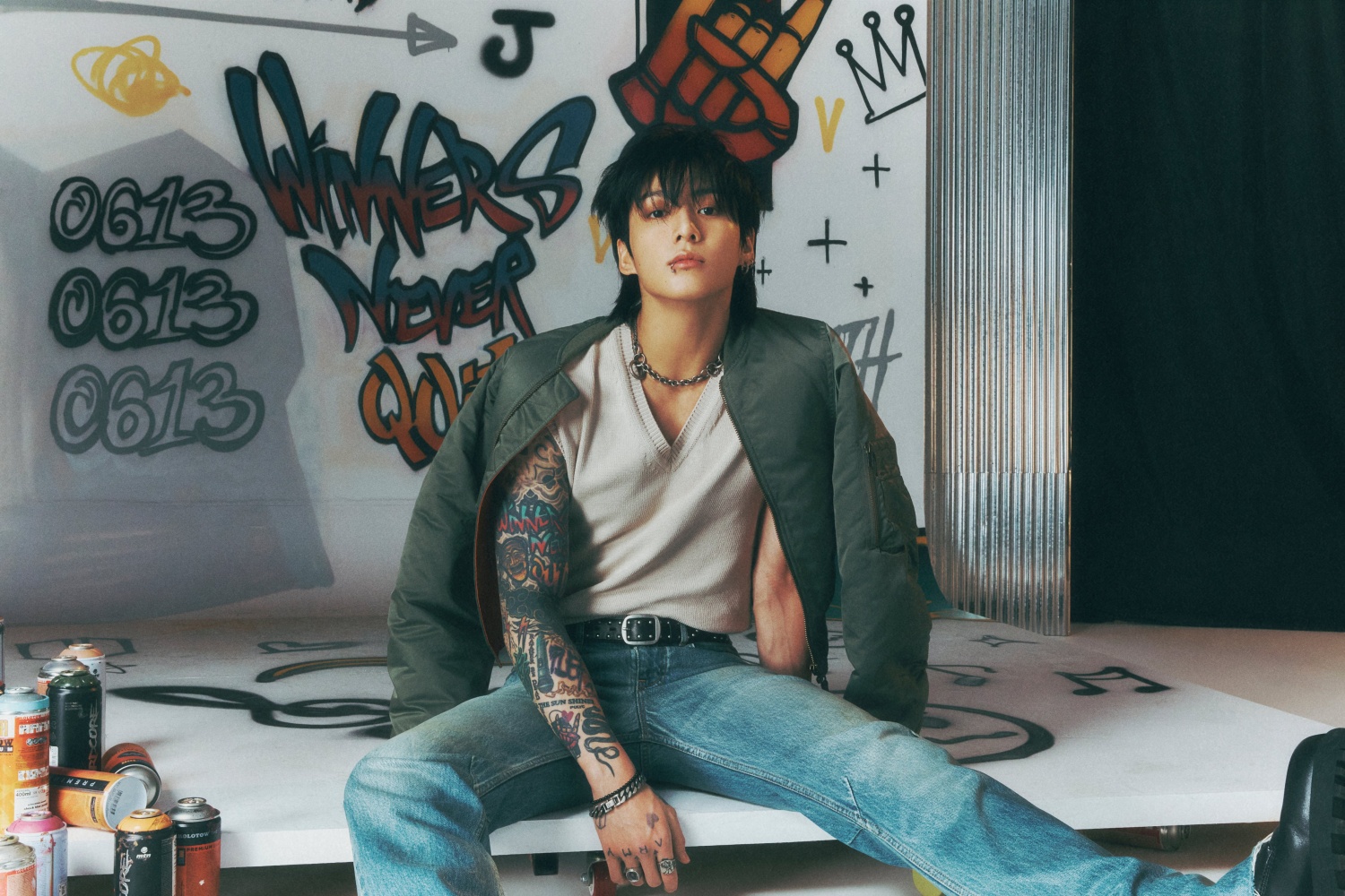 Jungkook unveils track poster for solo album title song ‘Standing Next to You’