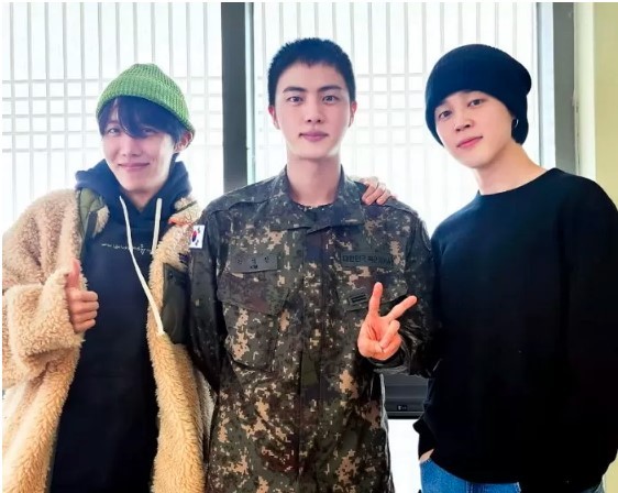 BTS Jin, Jimin & J-Hope
