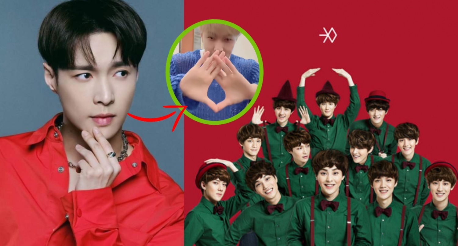 Lay Becomes 1st Member To Do EXO's 'First Snow' Challenge: 'E-X-O Hand ...