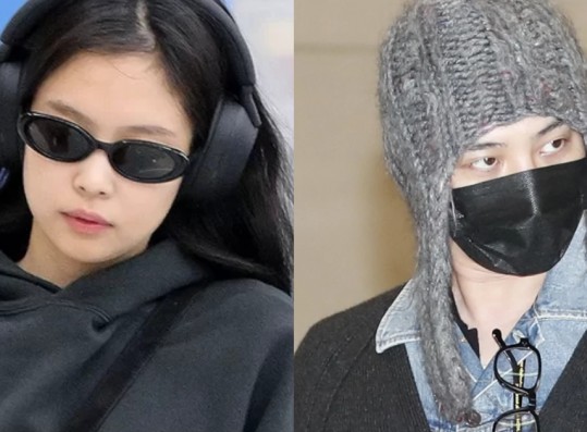 BLACKPINK Jennie & G-Dragon Speculated to Have Taken Same Flight from America to Korea