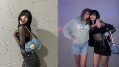 BLACKPINK Lisa's Sensational All-Black Stunner Steals the Spotlight at Taylor Swift's Concert, Igniting a Social Media Fashion Frenzy