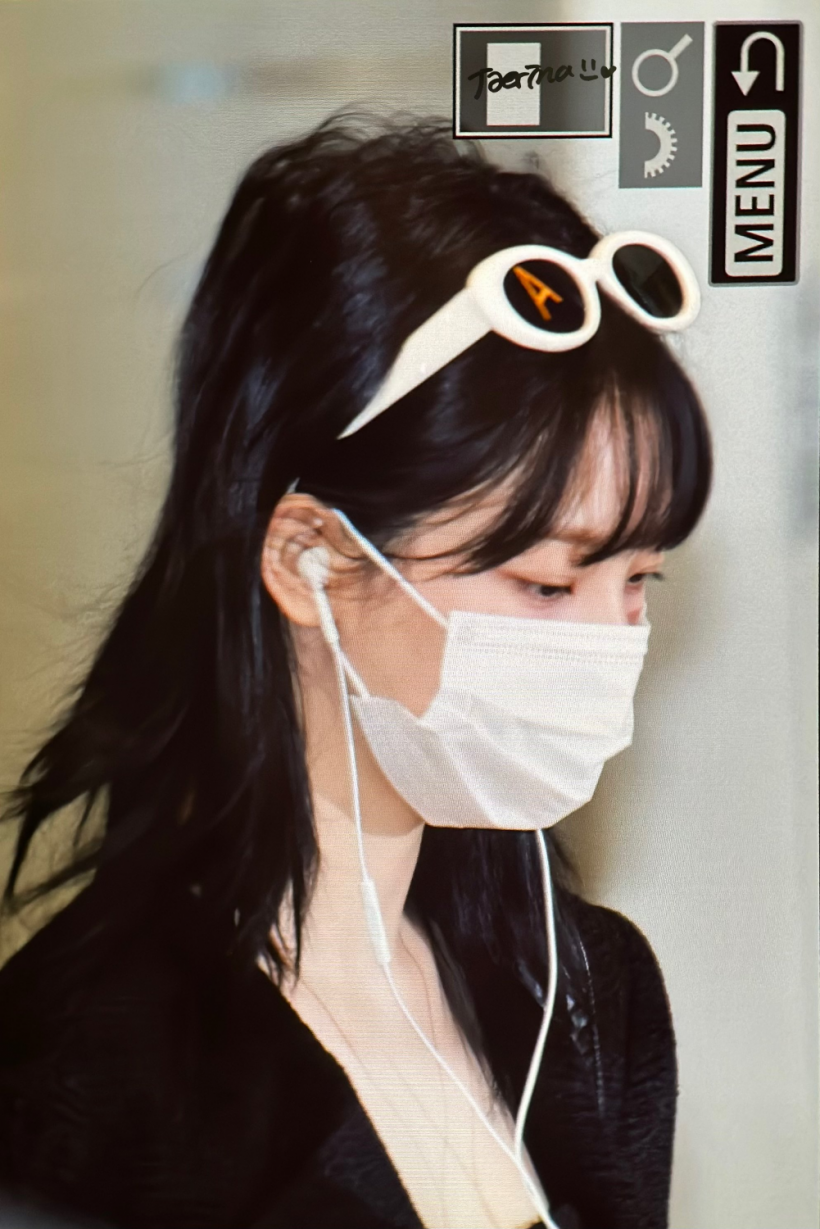 aespa Karina Draws Attention For Unique Hairstyle at Latest Airport Sighting