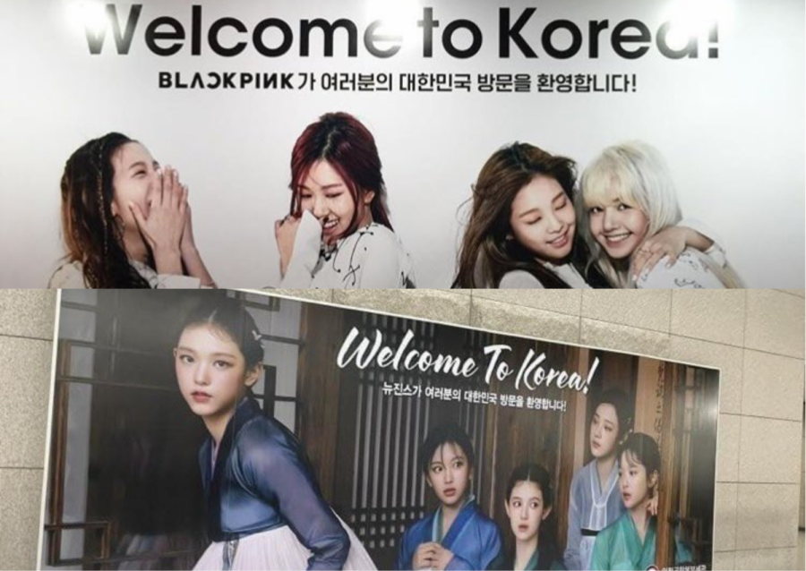 Era Shift: BLACKPINK's 'Welcome to Korea' Sign Swaps to NewJeans —Knetz React