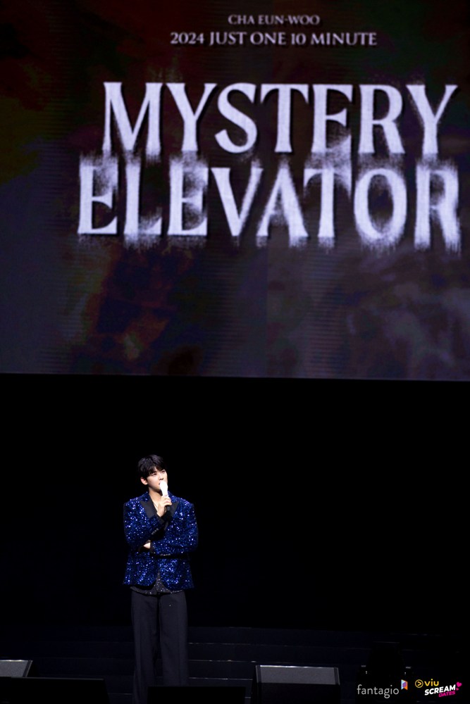 Exclusive Photos From Cha Eun Woo "Just One 10 Minute [Mystery Elevator] in Singapore" Press Conference and Fan Concert