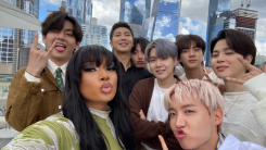 BTS wiht Megan Thee Stallion's Gig                                                                                                                     