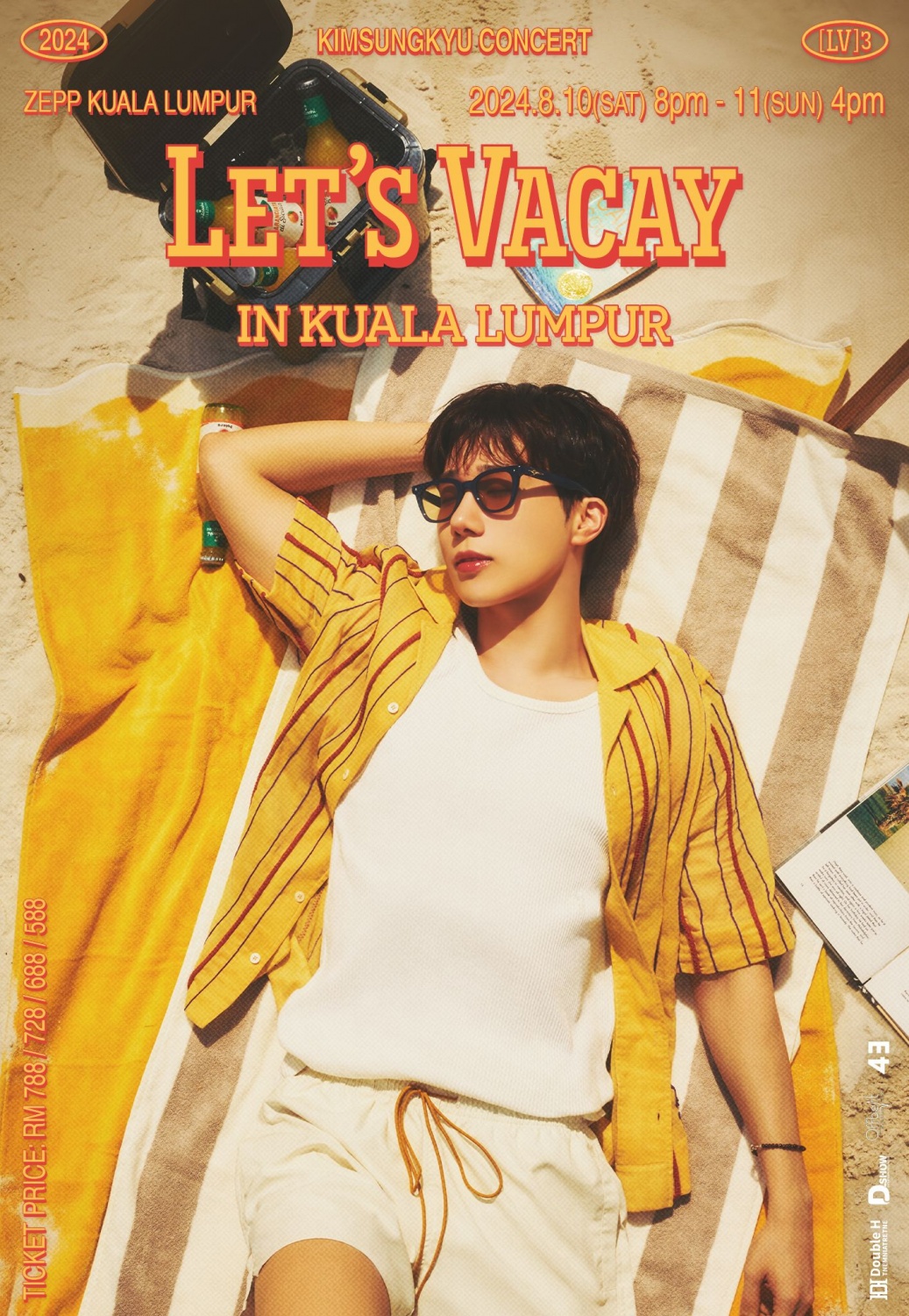 Kim Sungkyu Concert [LV3: LET'S VACAY] Asia Tour in Kuala Lumpur ...