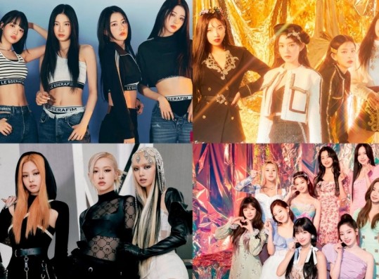 Top 50 Best K-pop Girl Groups Of All Time: LE SSERAFIM, Red Velvet, BLACKPINK, More!