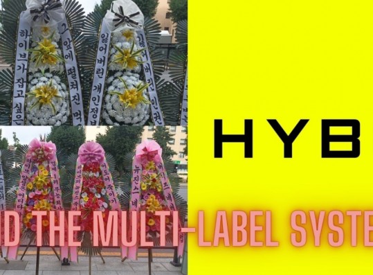 NewJeans Fandom Bunnies Protest Against HYBE By Sending Flower Wreaths: 'End The Multi-Label System'