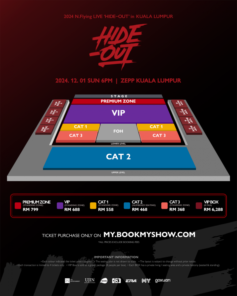 2024 N.Flying LIVE ‘HIDE-OUT’ in Kuala Lumpur