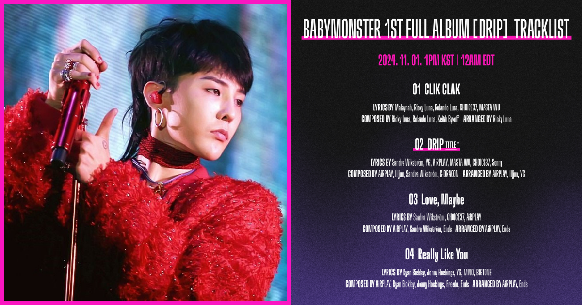 G-Dragon Credited As Composer of BABYMONSTER’s Comeback Title Track