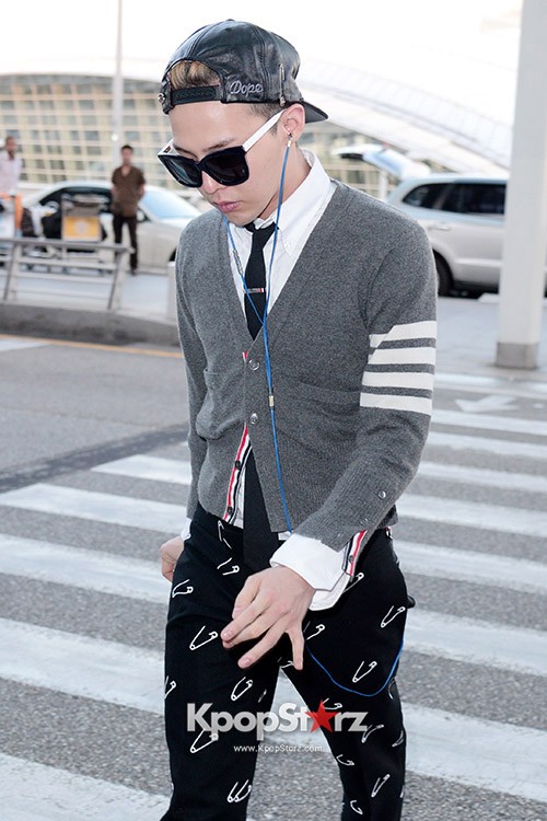 Big Bang G-Dragon Leaves for Hong Kong for 'G-DRAGON 2013 WORLD TOUR ...