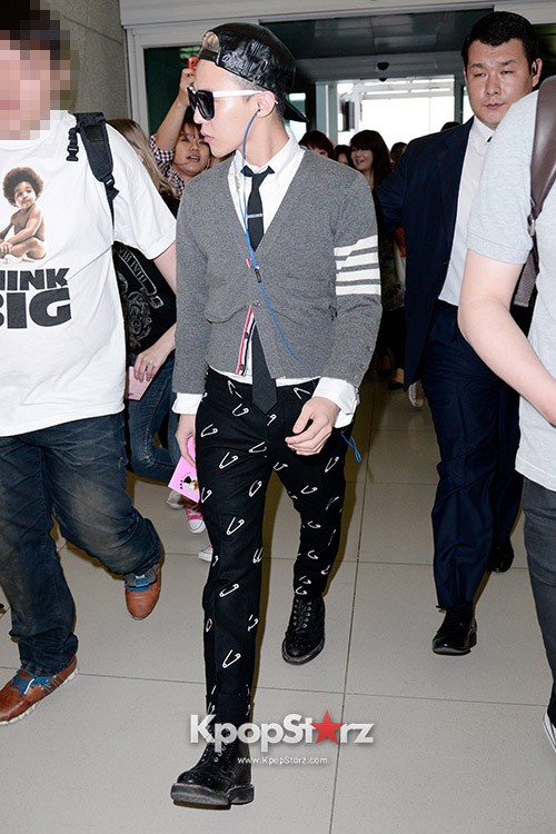 Big Bang G-Dragon Leaves for Hong Kong for 'G-DRAGON 2013 WORLD TOUR ...