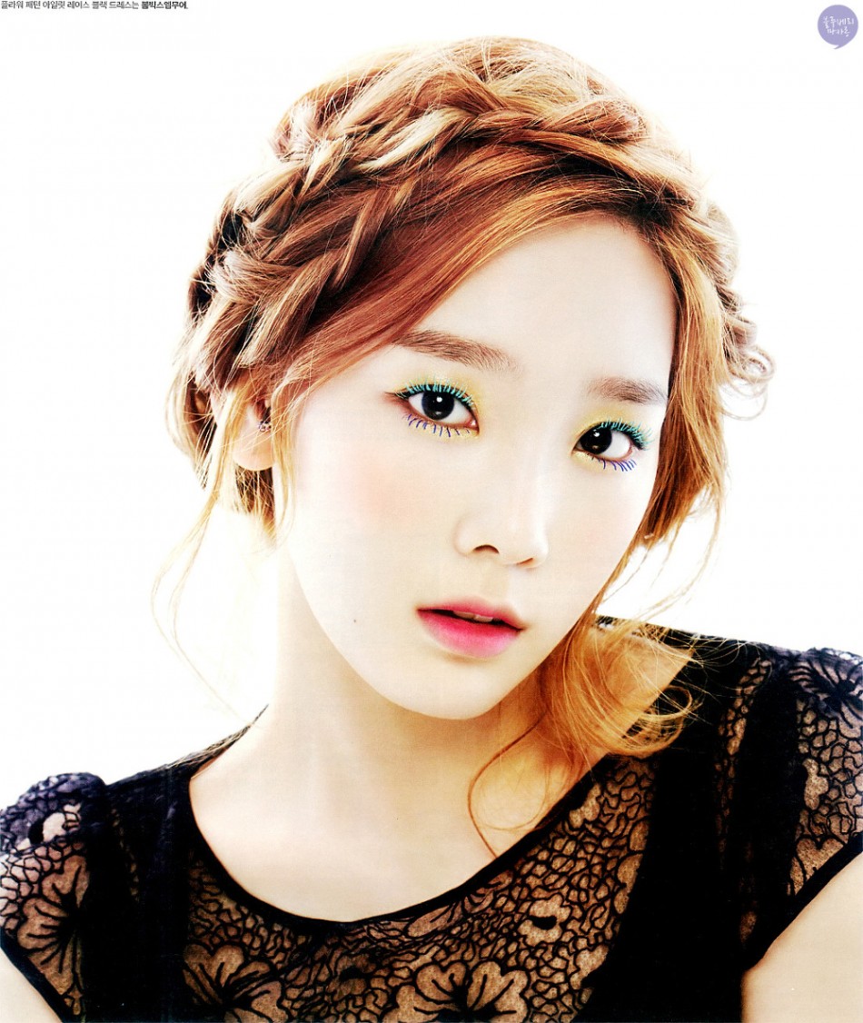 Girls Generation Snsd Taeyeon Various Makeup Looks For High Cut Magazine So Beautiful [photos