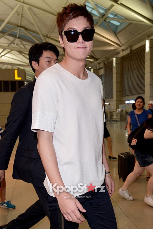 Lee Min Ho Returns To Korea After Finishing The 'My Everything' Live In