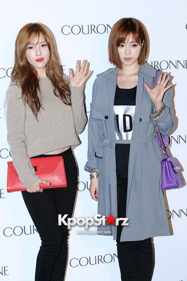 T-ARA's Eunjung and Hyomin Attend COURONNE's Flagship ...